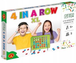 Gra 4 w rzędzie XL drewniana Alexander 5+