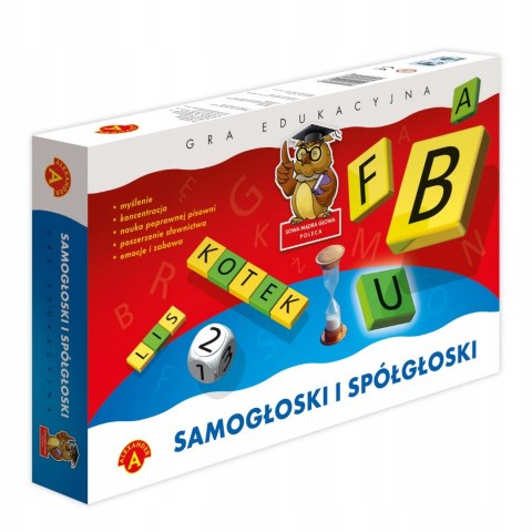 Gra Edukacyjna Samogłoski i Spółgłoski Alexander