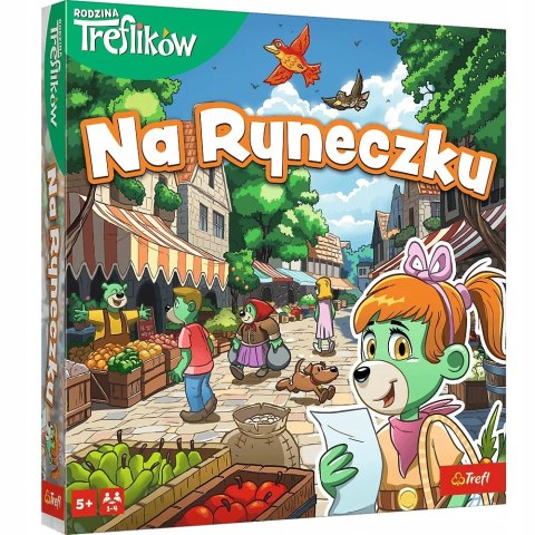 Gra Rodzinna planszowa Na Ryneczku Trefl Zakupy 5+