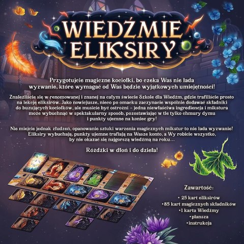 Gra karciana Wiedźmie eliksiry Trefl Gra rodzinna w świecie fantasy!