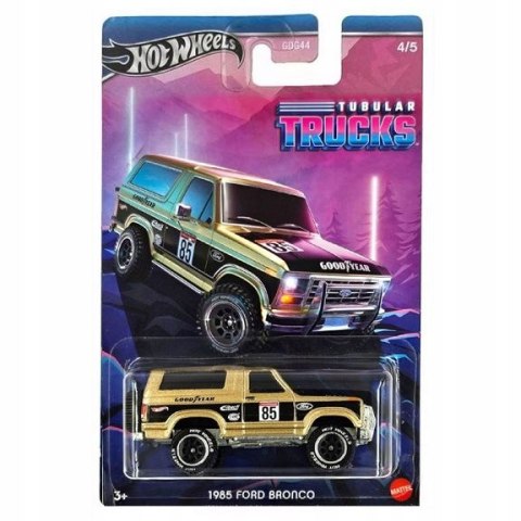 Hot Wheels 1:64 Tubular Trucks Ford Bronco 1985 gold HRR97