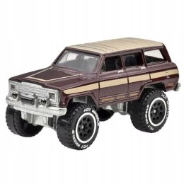 Hot Wheels 1:64 Tubular Trucks HRR99 Jeep Wagoneer 1988 dark red