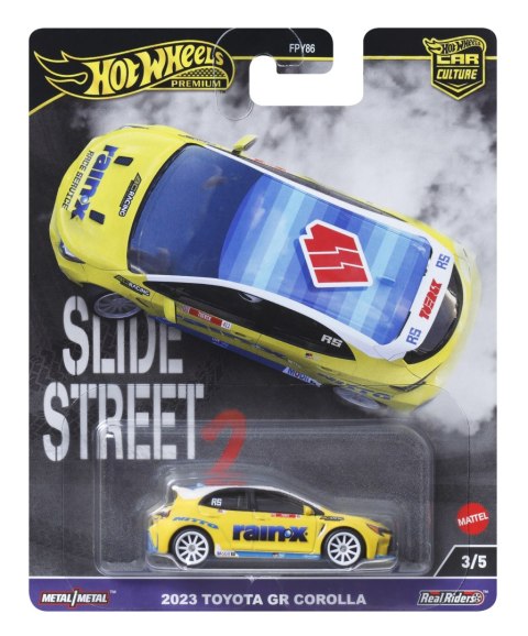 Hot Wheels Premium 2023 Toyota GR Corolla HKC82 Slide Street