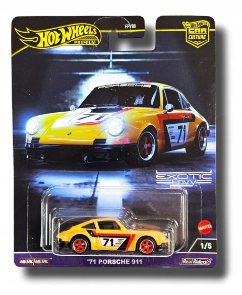 Hot Wheels Premium '71 Porsche 911 HKC80 1:64