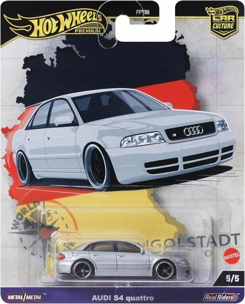 Hot Wheels Premium Audi S4 Quattro World Tour HRV81