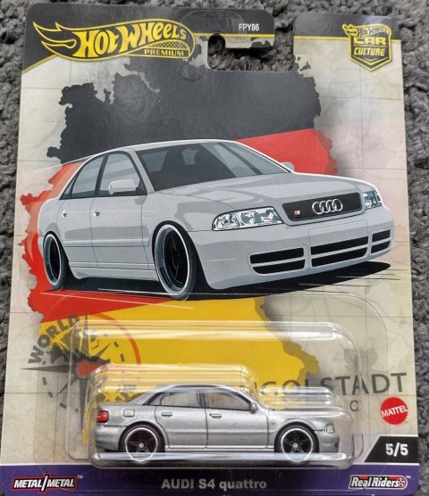 Hot Wheels Premium Audi S4 Quattro World Tour HRV81