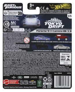Hot Wheels Premium Porsche 911 Carrera RS 3.8 Fast & Furious HRT97