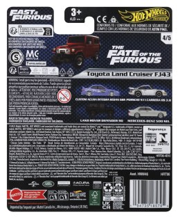 Hot Wheels Premium Toyota Land Cruiser FJ43 Fast & Furious HRT96