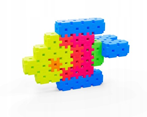 Klocki Konstrukcyjne Meli Basic Neon Edu 1200 elementów Neonowe