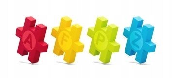 Klocki Meli Basic Literki edukacyjne 1200 elementów