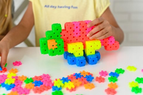 Klocki Meli Neon Travel Box 250 elementów Neonowe