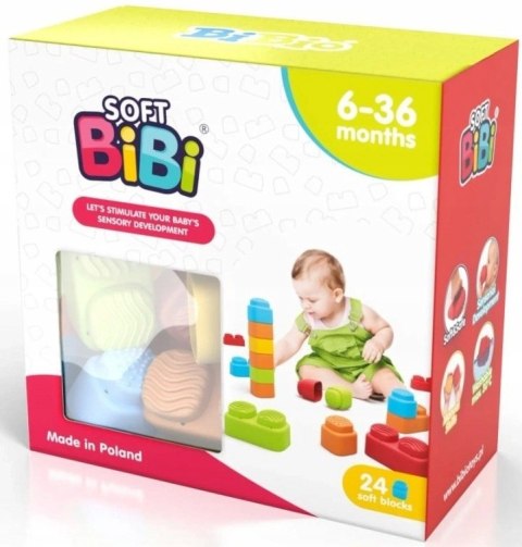 Klocki sensoryczne Soft BiBi 24 elementów Meli