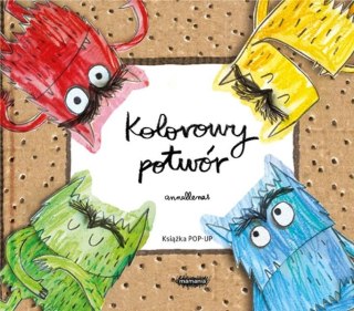 Kolorowy potwór Książka Pop-up Anna Llenas