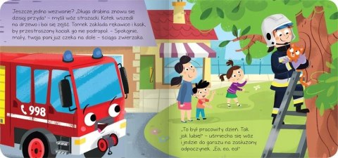 Książeczka Maluszka Na ratunek Wóz strażacki Aksjomat