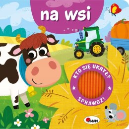 Kto się ukrył na Wsi Książeczka dotykowa dla maluszka sensoryczna