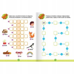 Łamigłówki i krzyżówki Ciekawe zadania dla przedszkolaków 6+ Aksjomat