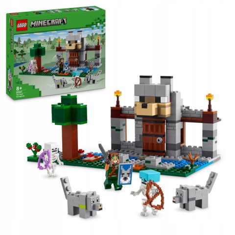 Lego Minecraft 21261 Twierdza Wilka