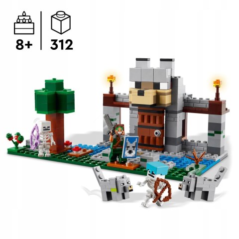 Lego Minecraft 21261 Twierdza Wilka