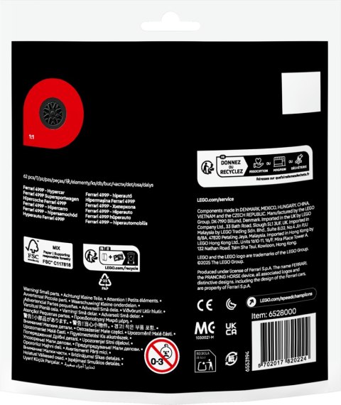 Lego Speed Champions 30709 Ferrari 499P hipersamochód