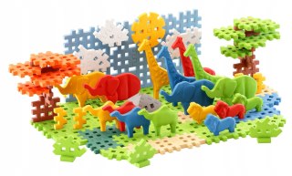 Marioinex Mini Waffle Animals Sawanna klocki konstrukcyjne 100 elementów