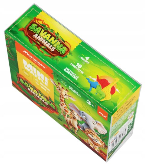 Marioinex Mini Waffle Animals Sawanna klocki konstrukcyjne 100 elementów