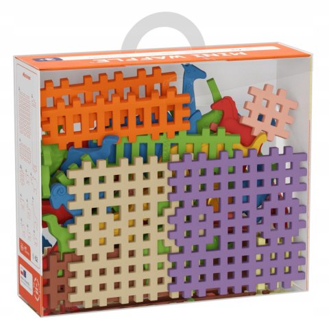 Marioinex klocki Mini Waffle Animals, 62 el w tym 32 zwierzęta