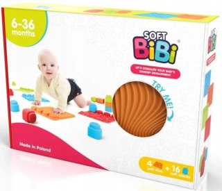 Maty sensoryczne z klockami Soft BiBi 20 elementów Meli