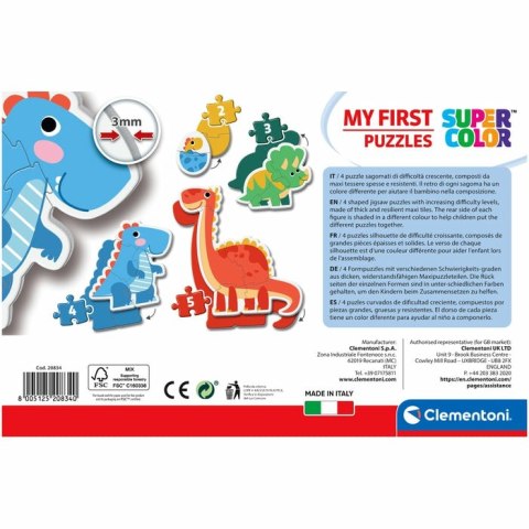Moje Pierwsze Puzzle 20834 Dinozaury Clementoni 2+