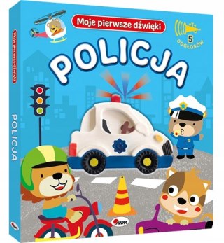 Moje pierwsze dźwięki Policja 5 Odgłosów Wóz Policyjny Radiowóz