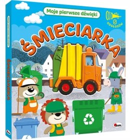 Moje pierwsze dźwięki Śmieciarka 5 Odgłosów Interaktywna książeczka