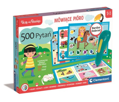 Mówiące pióro 500 pytań 50782 Uczę się bawiąc Clementoni