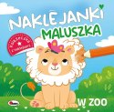 Naklejanki Maluszka w Zoo edukacyjna książeczka z dużymi naklejkami