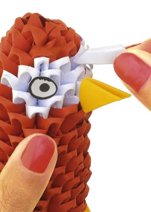 Origami 3D Papuga Alexander Papier Składanie 591 elementów 8+