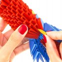 Origami 3D Papuga Alexander Papier Składanie 591 elementów 8+