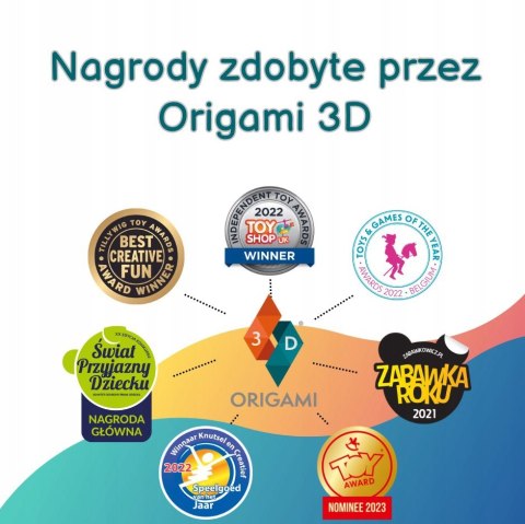 Origami 3D Pies Dalmatyńczyk Alexander Papier Składanie 711 elementów 8+