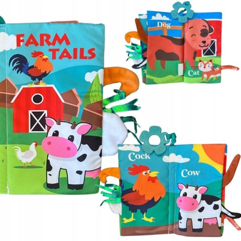 Pierwsza Książeczka dla Maluszka sensoryczna edukacyjna Zwierzęta na Wsi