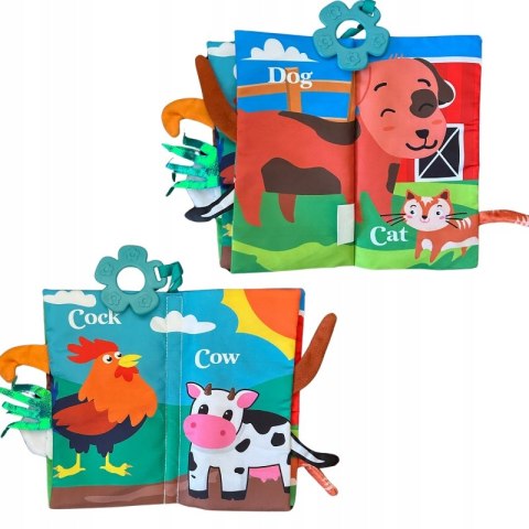 Pierwsza Książeczka dla Maluszka sensoryczna edukacyjna Zwierzęta na Wsi
