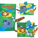 Pierwsza Książeczka dla Maluszka sensoryczna z Ogonkami Zwierzęta w Zoo