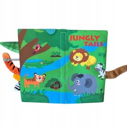 Pierwsza Książeczka dla Maluszka sensoryczna z Ogonkami Zwierzęta w Zoo