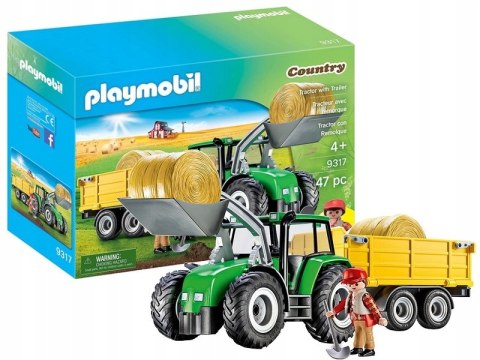 Playmobil Country 9317 Traktor z Przyczepą Wieś Farma
