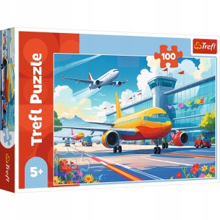 Puzzle 100 elementów Król przestworzy Samolot Pasażerski 16491 Trefl