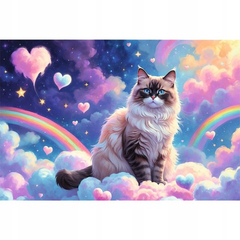 Puzzle 160 elementów Domowy kotek 13327 Trefl