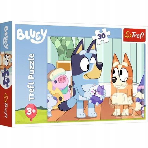 Puzzle 30 elementów z Bluey zawsze jest wesoło 18324 Trefl
