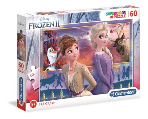 Puzzle 60 elementów 26056 Frozen Kraina Lodu Clementoni 4+