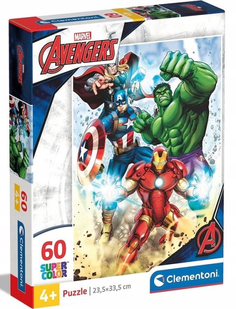 Puzzle 60 elementów 26193 Avengers Clementoni 4+
