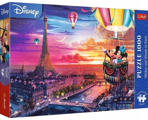 Puzzle Premium 1000 elementów 10917 Myszka Mickey i Minnie w Paryżu