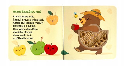 Rymowanki dotykanki Ślimak ślimak Książka Sensoryczna