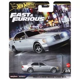 Samochód Hot Wheels Premium Mercedes-Benz 500 SEL Fast & Furious HRT94
