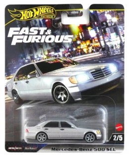 Samochód Hot Wheels Premium Mercedes-Benz 500 SEL Fast & Furious HRT94