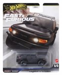 Samochód Hot Wheels Premium Toyota FJ Cruiser czarny HRT99 Fast & Furious